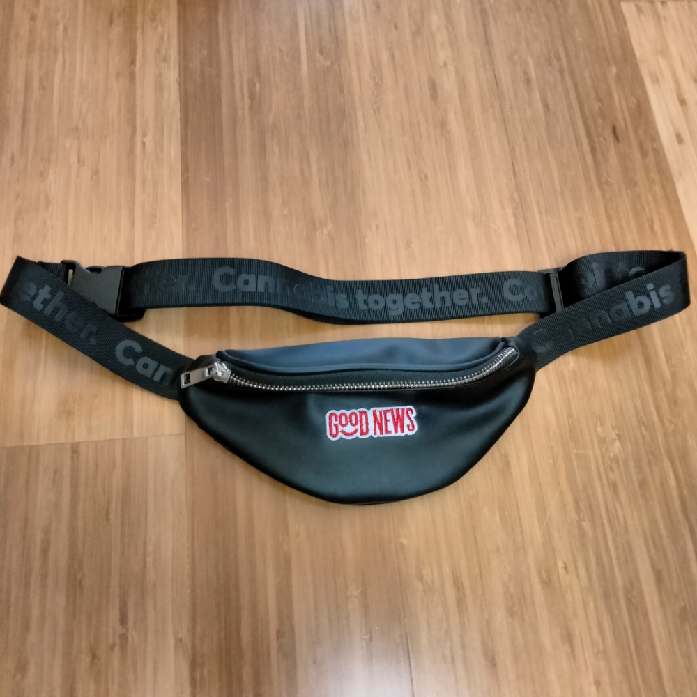 Good News Faux Leather Waist Bag Fanny Pack Merch